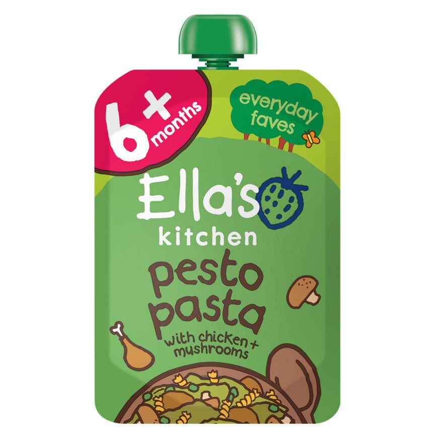 Ella's Kitchen Organic Pesto Pasta Baby Food Pouch 6+ Months