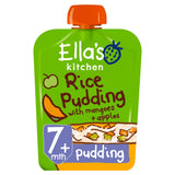 Ella's Kitchen Organic Rice Pudding with Mangoes &amp;amp; Apples Baby Food Pouch 7+ Months 80g