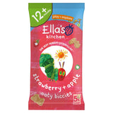 Ella's Kitchen Organic Strawberry and Apple Oaty Biscuits Multipack Toddler Snack 12+ Months