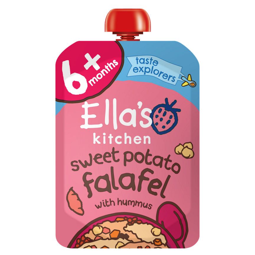 Ella's Kitchen Organic Sweet Potato Falafel Baby Food Pouch 6+ Months