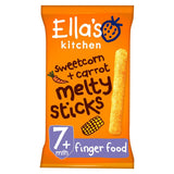 Ella's Kitchen Organic Sweetcorn and Carrot Melty Sticks Baby Snack 7+ Months 16g