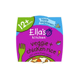 Ella's Kitchen Organic Vegetable Chicken Rice Toddler Tray Meal 12+ Months 200g