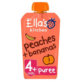 Ella's Kitchen Peaches and Bananas Baby Food Pouch 4+ Months   120g