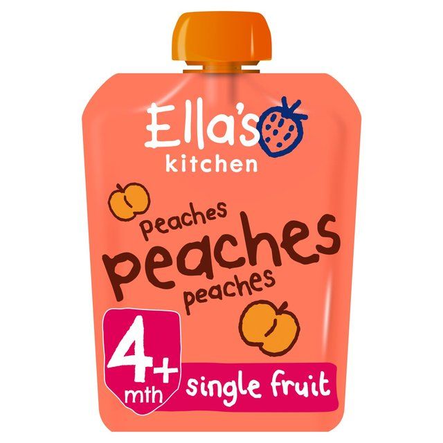 Ella's Kitchen Peaches First Tastes Baby Food Pouch 4+ Months   70g