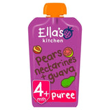 Ella's Kitchen Pears Nectarines and Guava Baby Food Pouch 4+ Months   120g