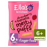 Ella's Kitchen Strawberry &amp;amp; Banana Melty Puffs Baby Snack 6+ Months   20g