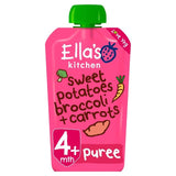 Ella's Kitchen Sweet Potatoes Broccoli + Carrots Baby Food Pouch 4+ Months   120g