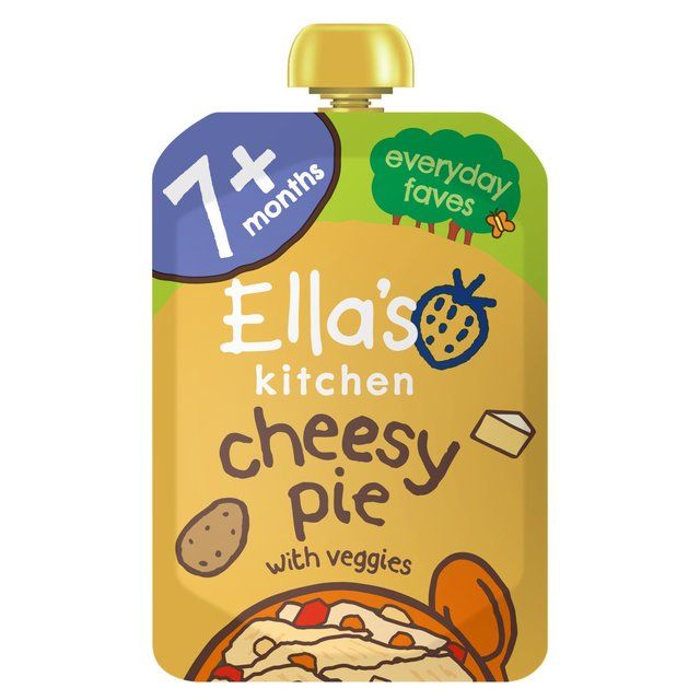 Ella's Kitchen Veggie Cheesy Pie Baby Food Pouch 7+ Months   130g