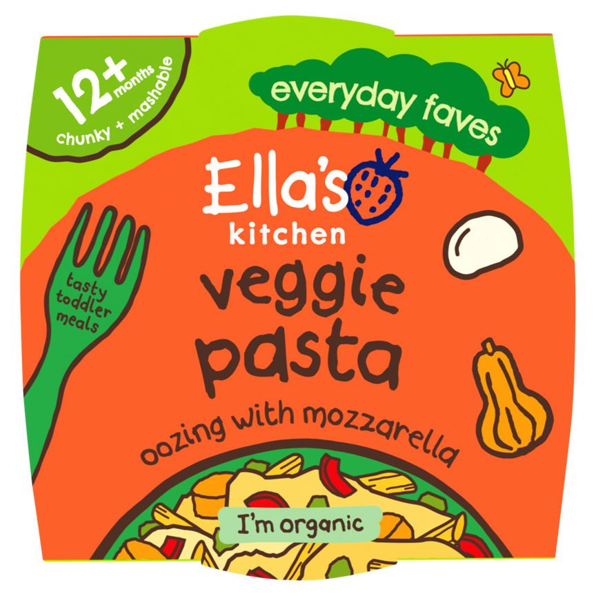 Ella's Kitchen Veggie Pasta Oozing with Mozzarella 12+ Months