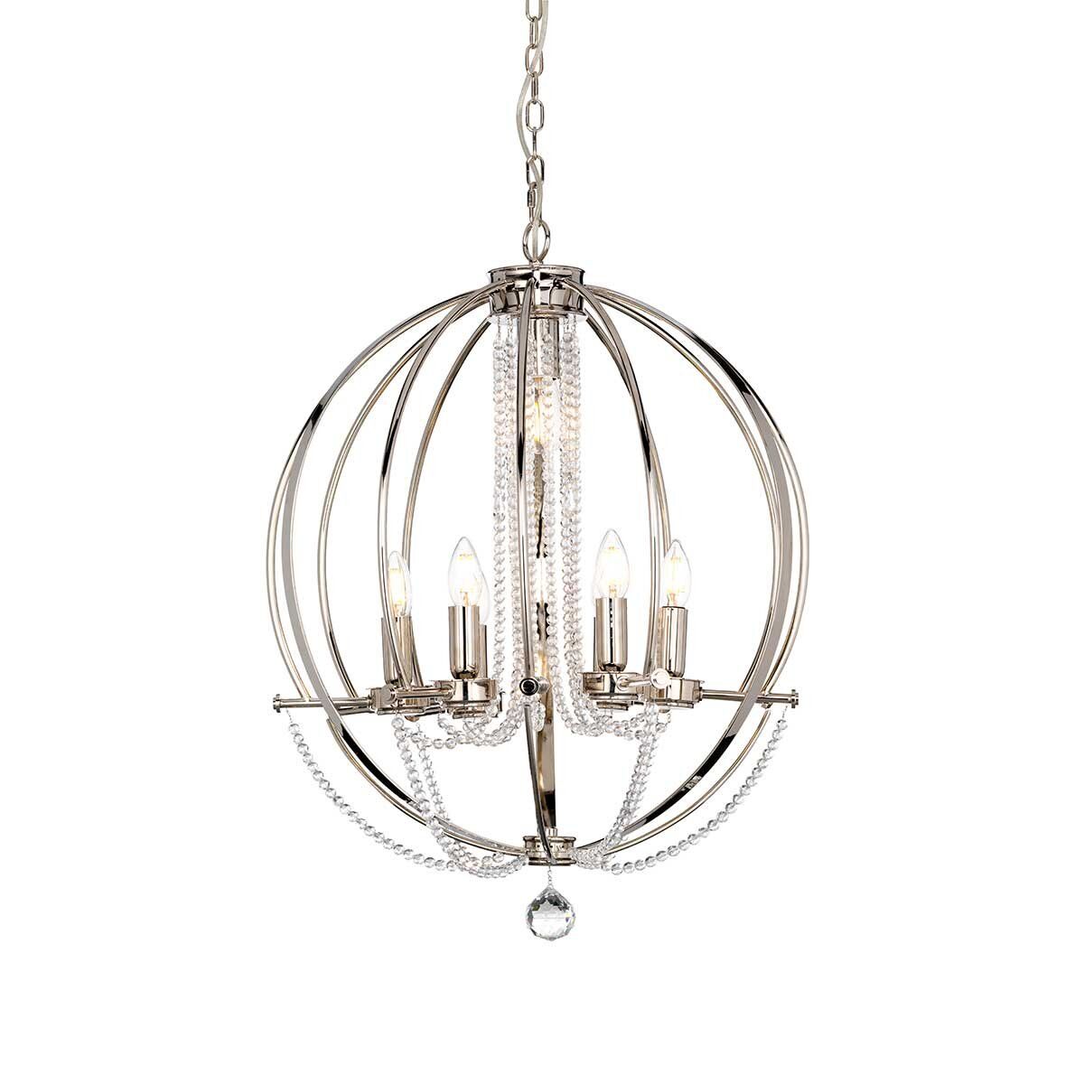 Elstead Cassie 7 Light Chandelier