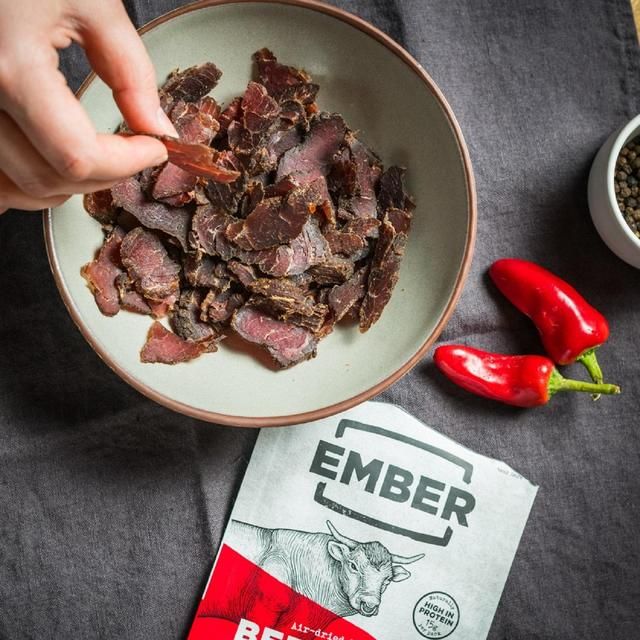 Ember Snacks Chilli Flavour Beef Biltong   25g