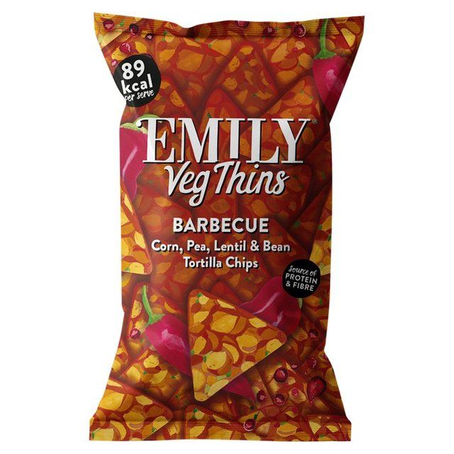 EMILY Veg Thins Barbeque Sharing Tortilla Chips   80g