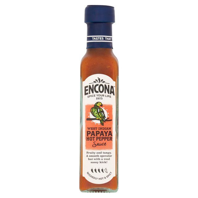 Encona WI Papaya Hot Pepper Sauce   142ml