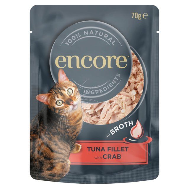 Encore Cat Tuna Fillet with Crab in Broth   70g