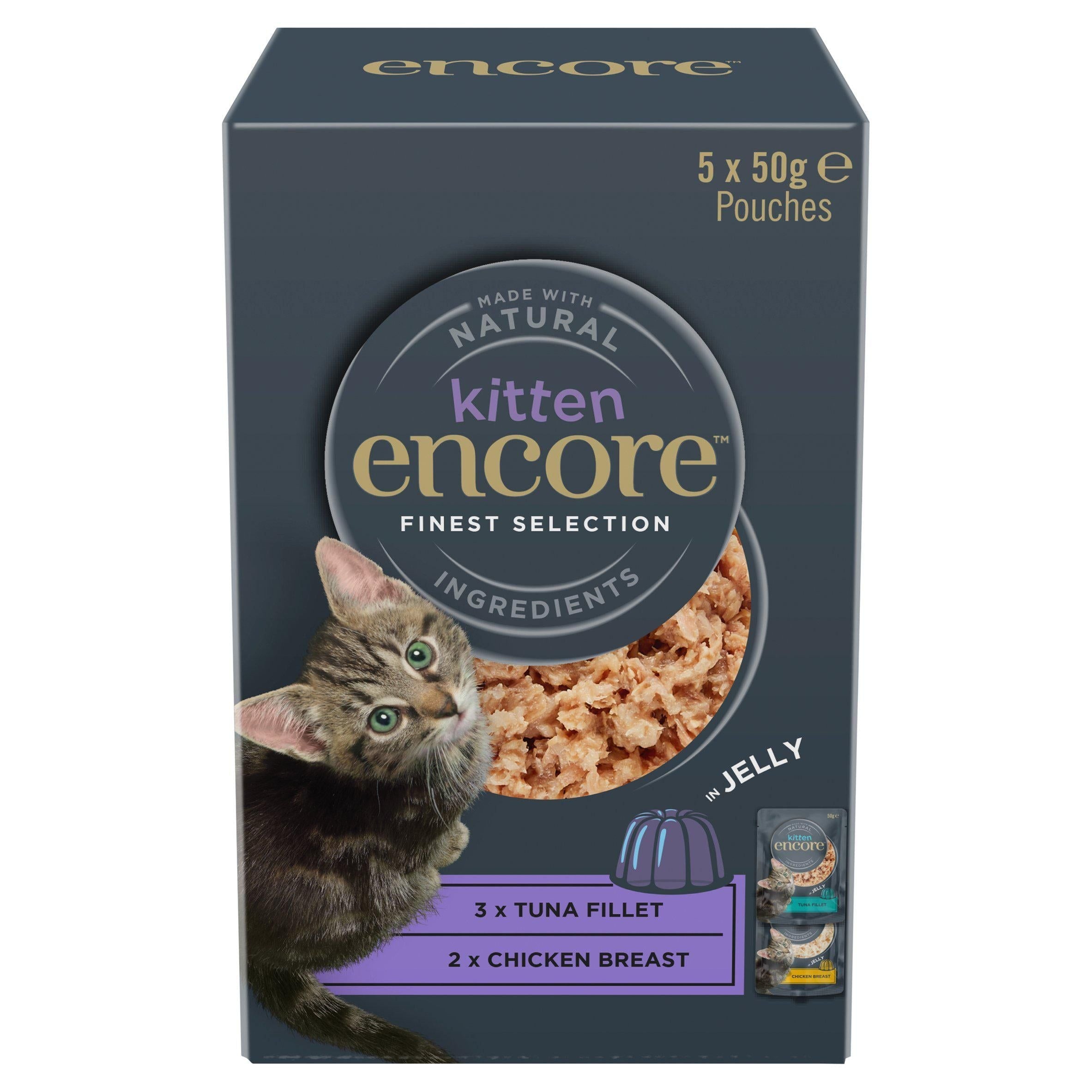 Encore Kitten Finest Selection In Jelly 5x50g