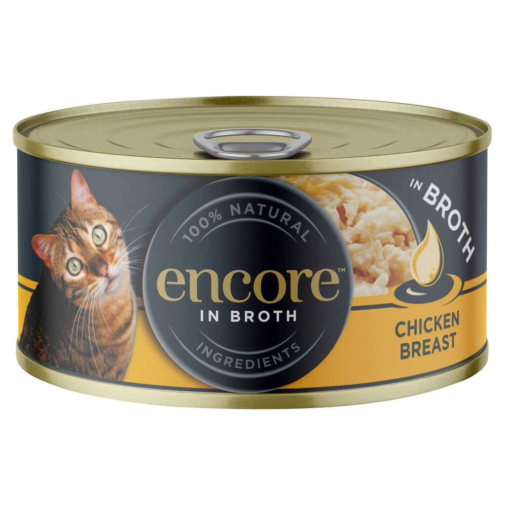 Encore Natural Chicken In Broth Cat Tin 70g