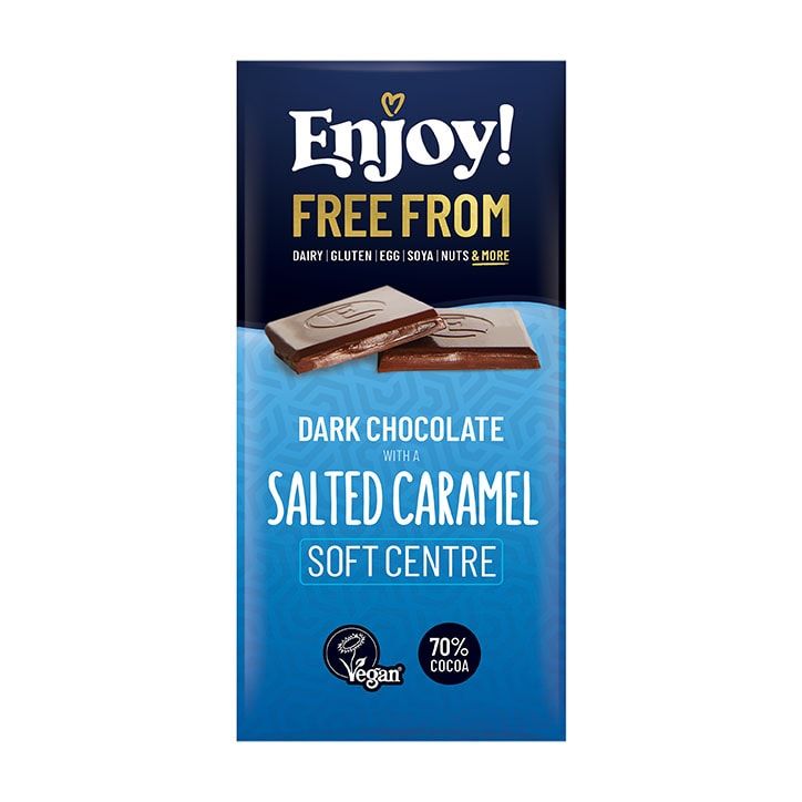 Enjoy! Dark Chocolate with a Salted Caramel Soft Centre 70g