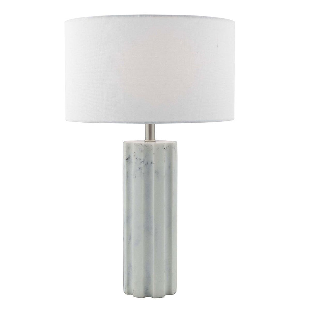 Erebus Marble Effect Table Lamp