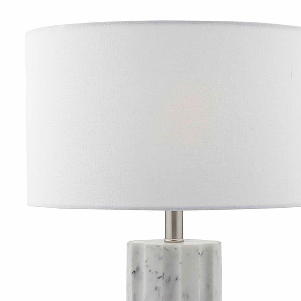 Erebus Marble Effect Table Lamp