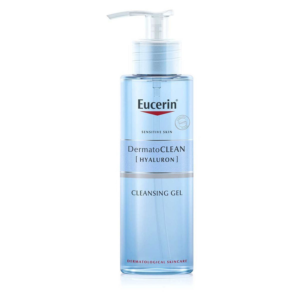 Eucerin DermatoCLEAN Face Cleansing Gel with Hyaluronic Acid, 200ml