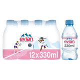 Evian Natural Bottled Mineral Still Water 12x330ml