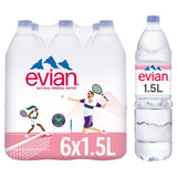 Evian Natural Bottled Mineral Still Water 6x1.5L