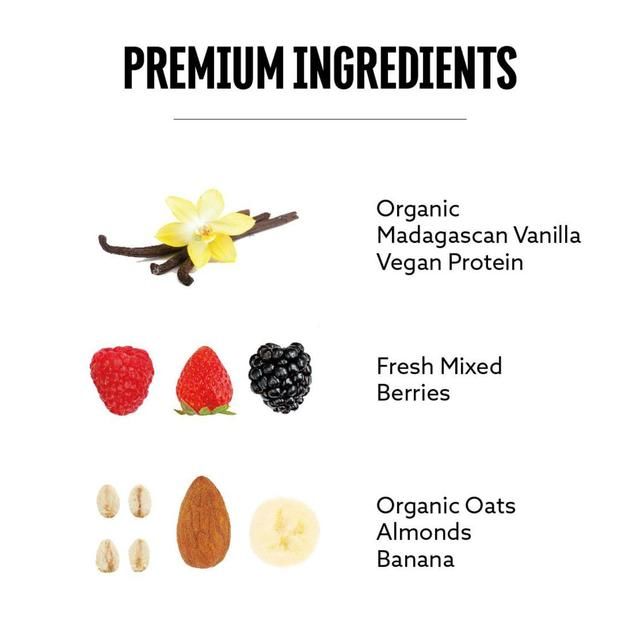 EXALT Berry Berry Good Fresh Vegan Protein Smoothie Berries &amp;amp; Vanilla    330ml