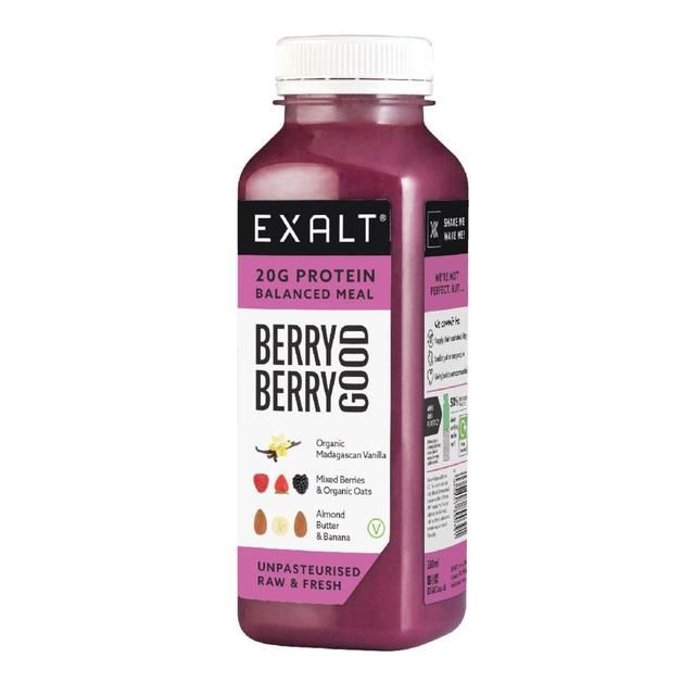EXALT Berry Berry Good Fresh Vegan Protein Smoothie Berries &amp;amp; Vanilla    330ml