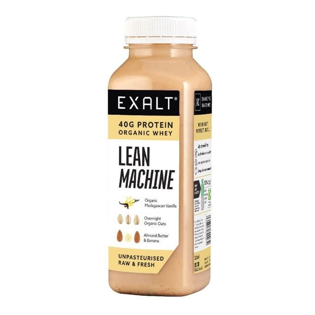 EXALT Lean Machine Fresh Protein Shake Organic Madagascan Vanilla   330ml