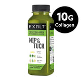 EXALT Nip &amp;amp; Tuck Cold-Pressed Green Juice with Collagen   330ml