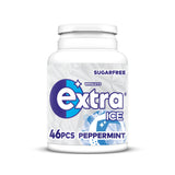 Extra Ice Peppermint Sugarfree Chewing Gum Bottle 46 Pieces