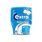 Extra Refreshers Peppermint Sugarfree Chewing Gum Bottle 30 Pieces   67g