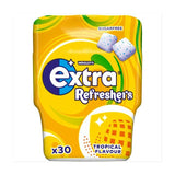 Extra Refreshers Tropical Flavour Sugarfree Chewing Gum Bottle 30 Pieces   67g