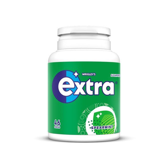 Extra Spearmint Sugarfree Chewing Gum Bottle   46 per pack