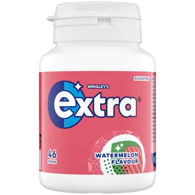 Extra Watermelon Flavour Sugarfree Chewing Gum Bottle   46 per pack