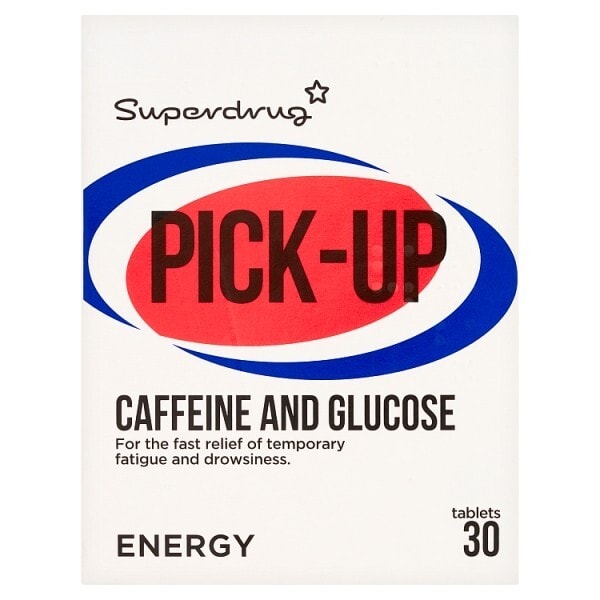 Superdrug Pick-Up Caffeine & Glucose Tablets X 30