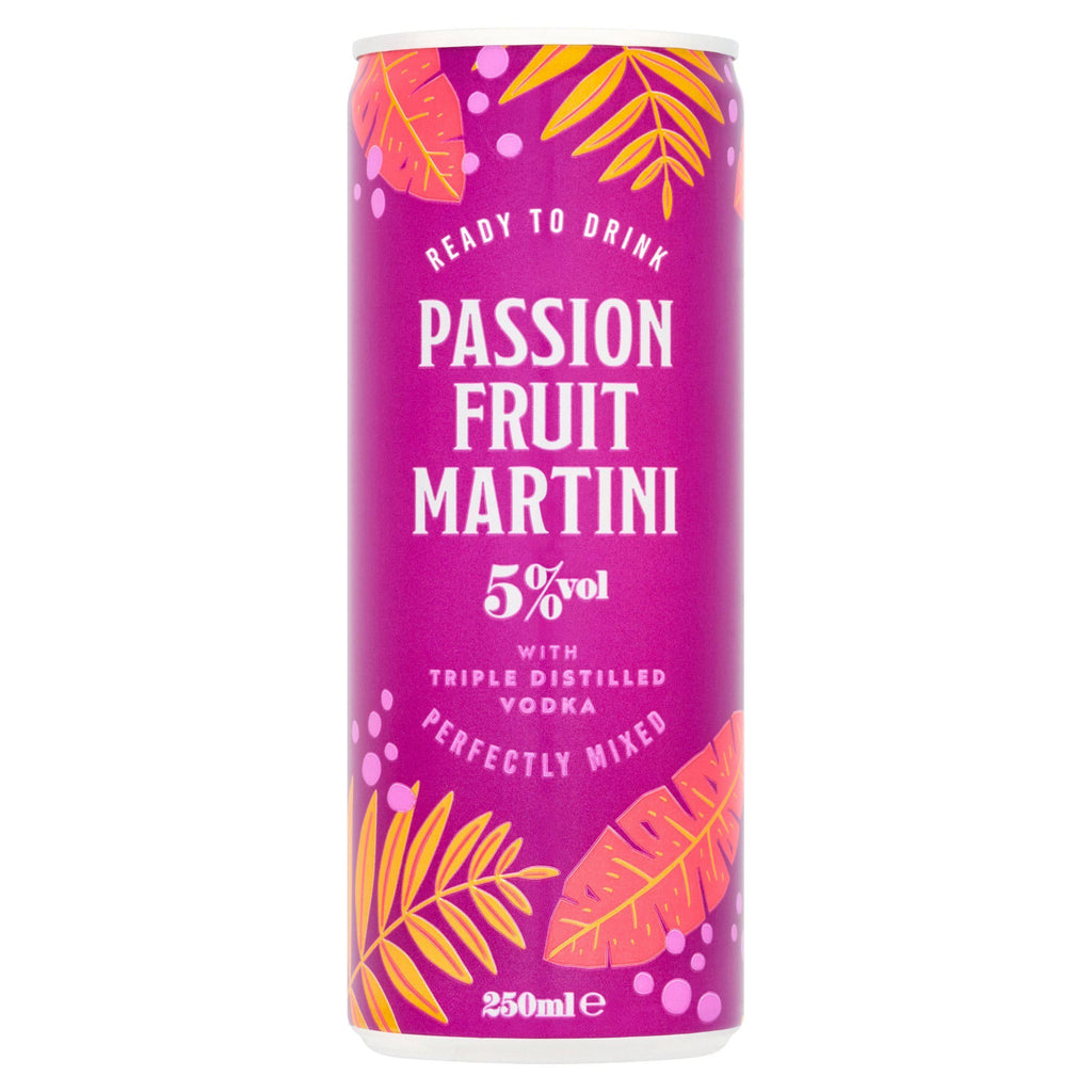 Passion Fruit Martini with Triple Distilled Vodka 25cl