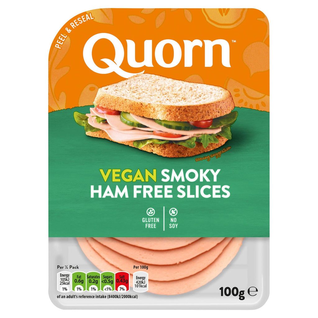 Quorn Vegan Smoky Ham Free Slices 100g