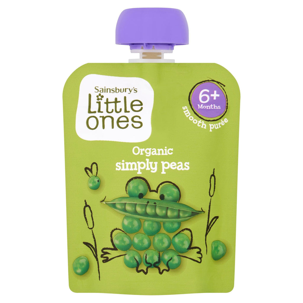 Sainsbury's Little Ones Organic Simply Peas from 4-6 Months 70g