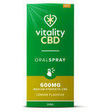 Vitality CBD 30ml Oral Spray 600MG Medium Strength CBD Lemon Flavour GOODS Boots   