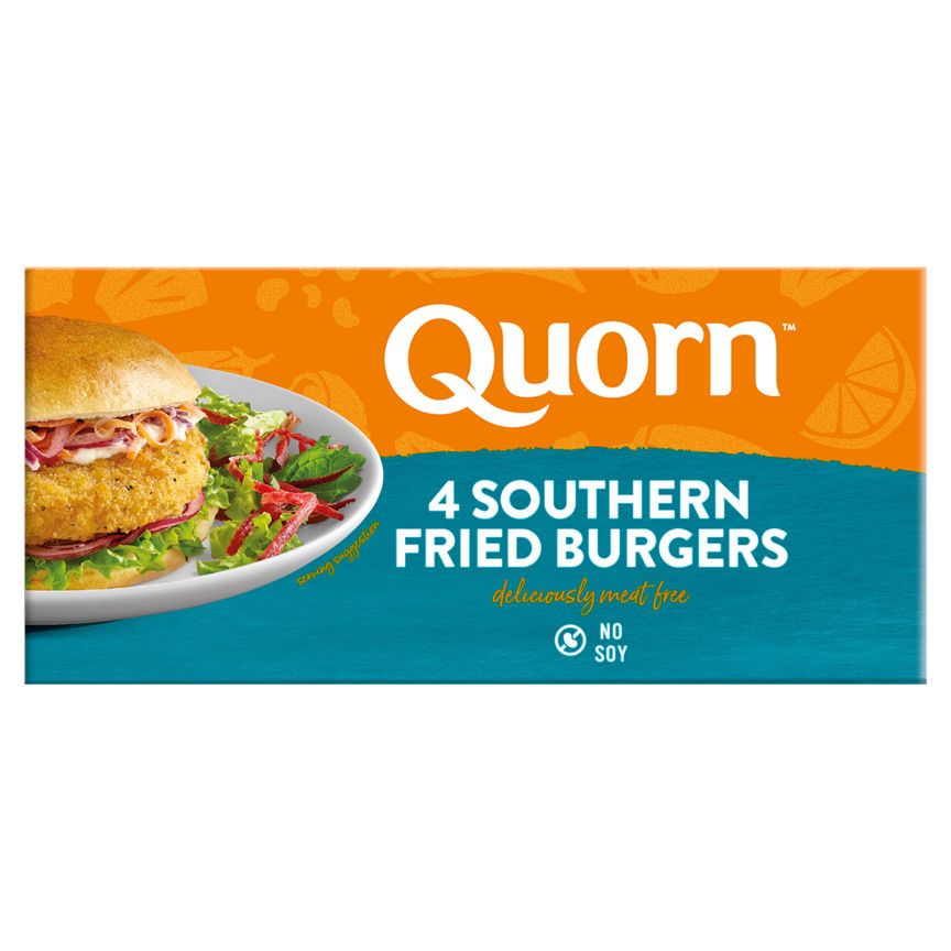 Quorn Vegetarian 4 Southern Fried Burgers