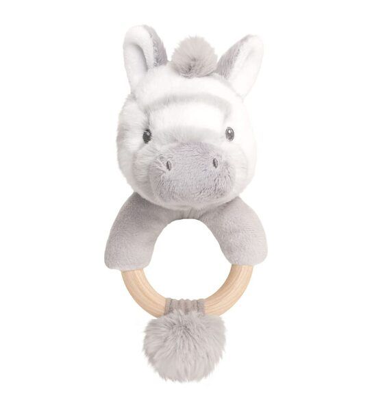 Keel Toys Baby Zebra Ring Rattle