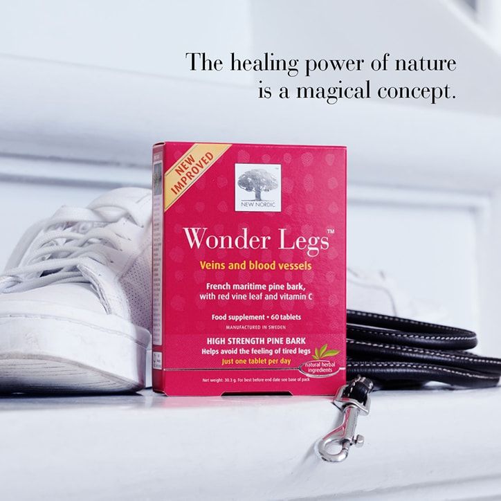 New Nordic Wonder Legs Veins & Blood Vessels 60 Tablets Women's Health Supplements Holland&Barrett   