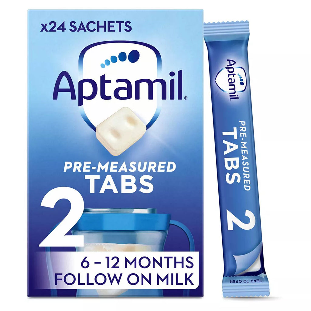 Aptamil 2 Pre-Measured Tabs Follow On Milk 6-12 Months 24 x 24g (576g)