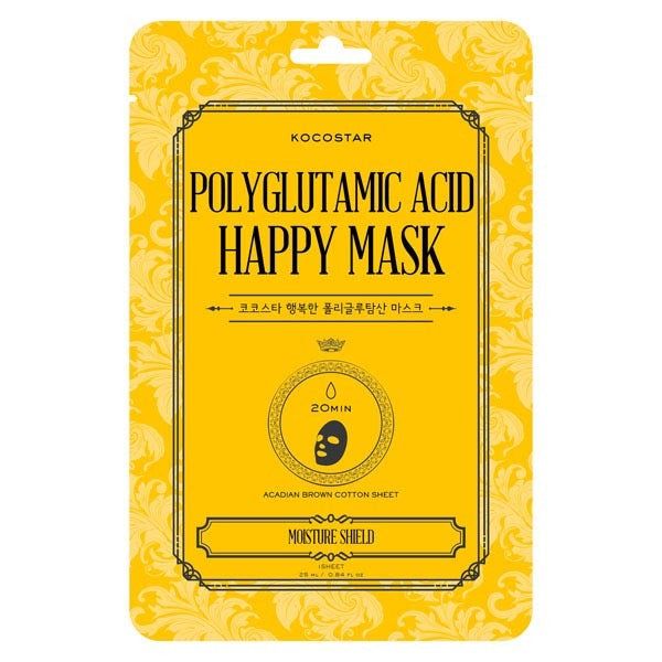 KOCOSTAR Polyglutamic Acid Happy Mask - Pack of 5