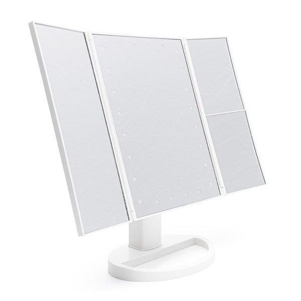 Rio 24 LED Touch Dimmable Makeup Magnification Mirror-White GOODS Superdrug   