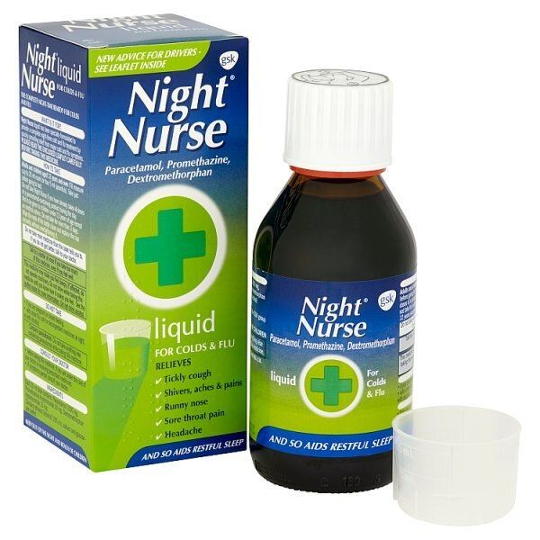 Night Nurse Cold & Flu Relief Liquid 160ml GOODS Superdrug   