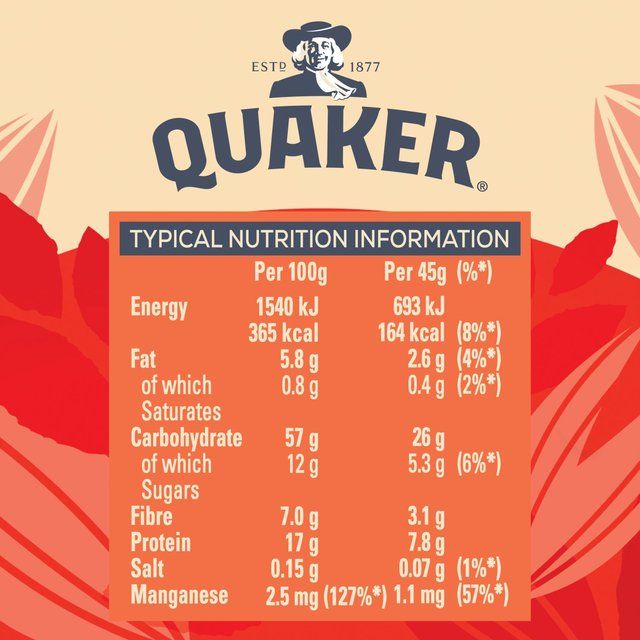 Quaker Oat So Simple Original Porridge Cereal Pot   45g GOODS M&S   