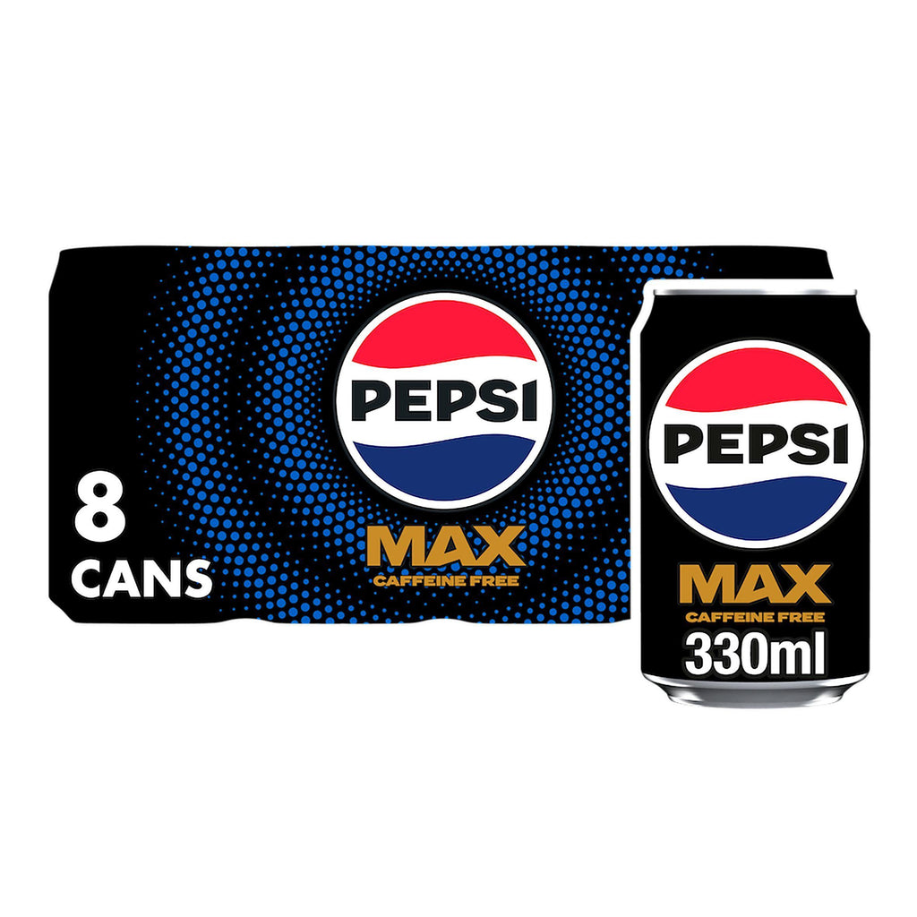 Pepsi Max No Caffeine 8x330ml