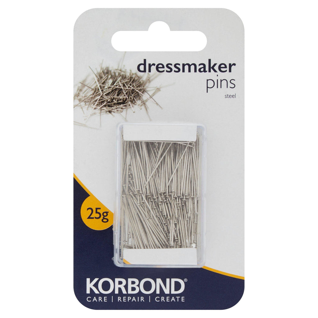 Korbond Care & Repair Dressmaker Pins Steel 25g